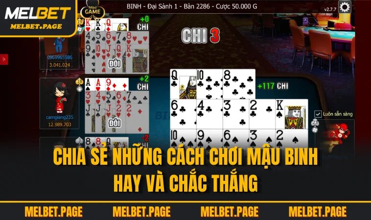 chia se nhung cach choi mau binh hay va chac thang Chia sẻ những cách chơi mậu binh hay và chắc thắng