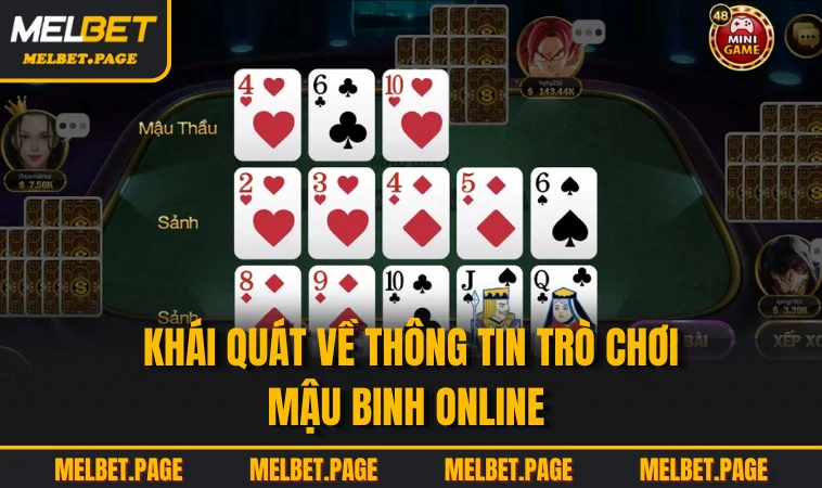 khai quat ve thong tin tro choi mau binh online Khái quát về thông tin trò chơi Mậu Binh online