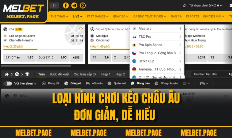 loai hinh choi keo chau au don gian de hieu Loại hình chơi kèo châu âu đơn giản, dễ hiểu