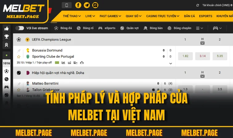 tinh phap ly va hop phap cua melbet tai viet nam Tính pháp lý và hợp pháp của MELBET tại Việt Nam